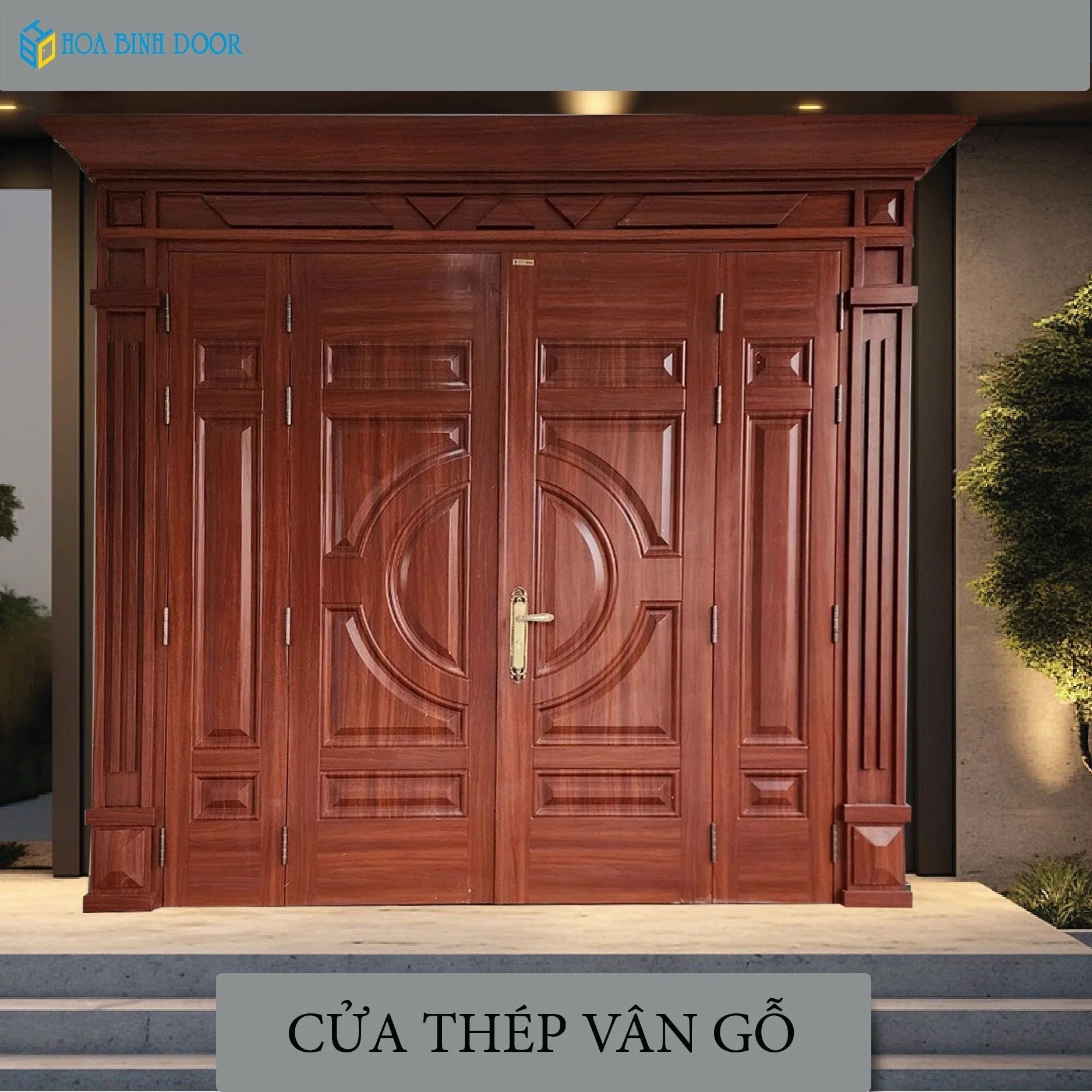 Giá Cửa Thép Vân Gỗ Tại Ninh Thuận